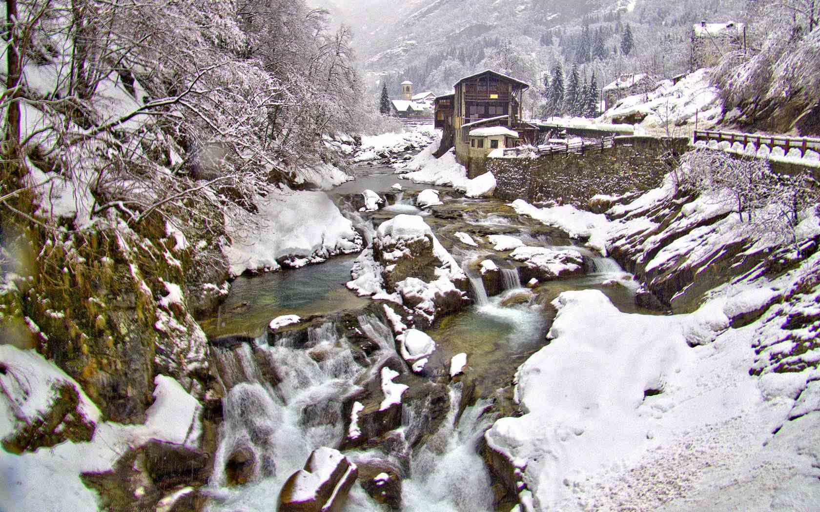 Nevicata in Valsesia